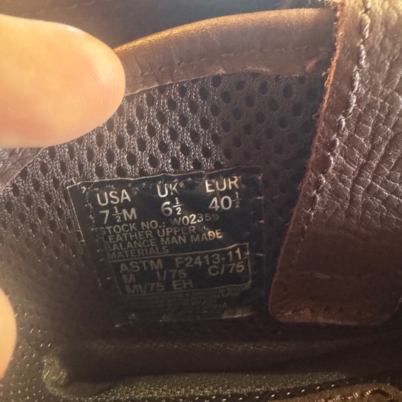 New Wolverine Metguard Brown slip on workboots, NO BOX - Picture 3 of 6